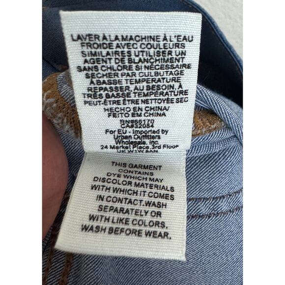 Free People denim flare Gummy pull-on jeans size 30 medium wash - Picture 6 of 7